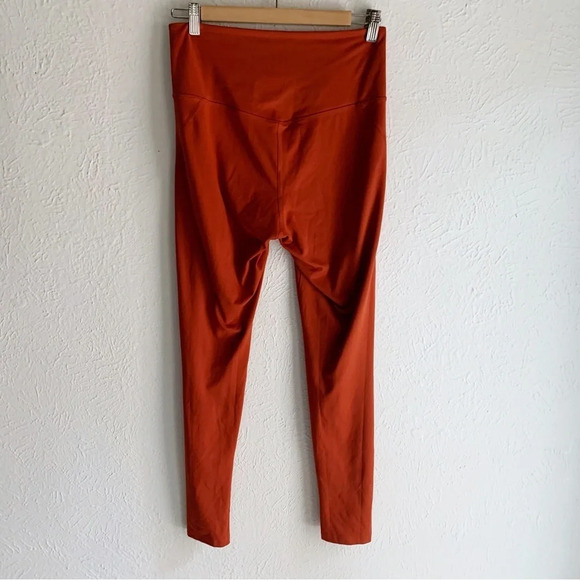 Girlfriend Collective Compressive High-Rise Full Legging Sedona Orange Sz Med - Picture 2 of 6